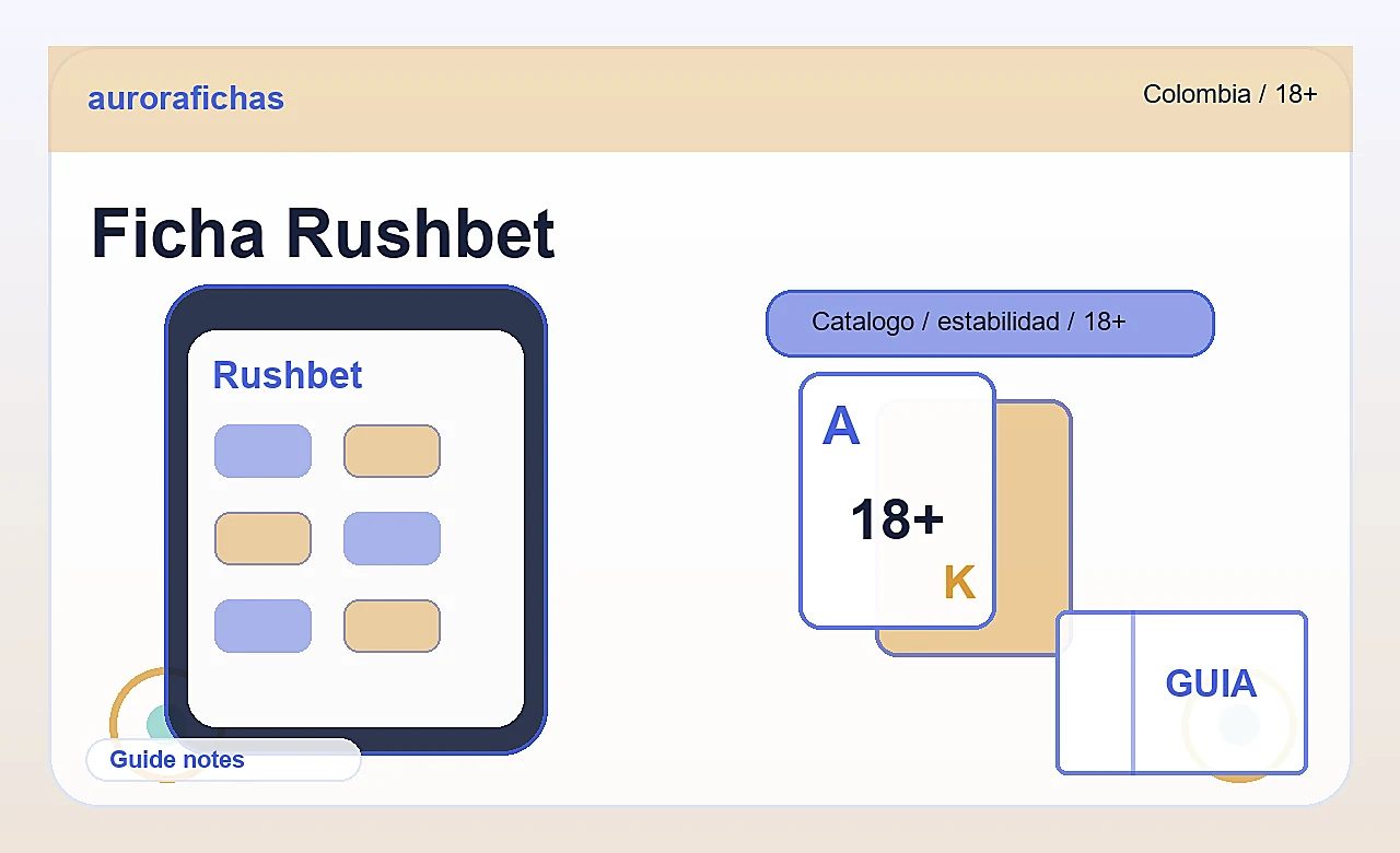Visual editorial de Rushbet